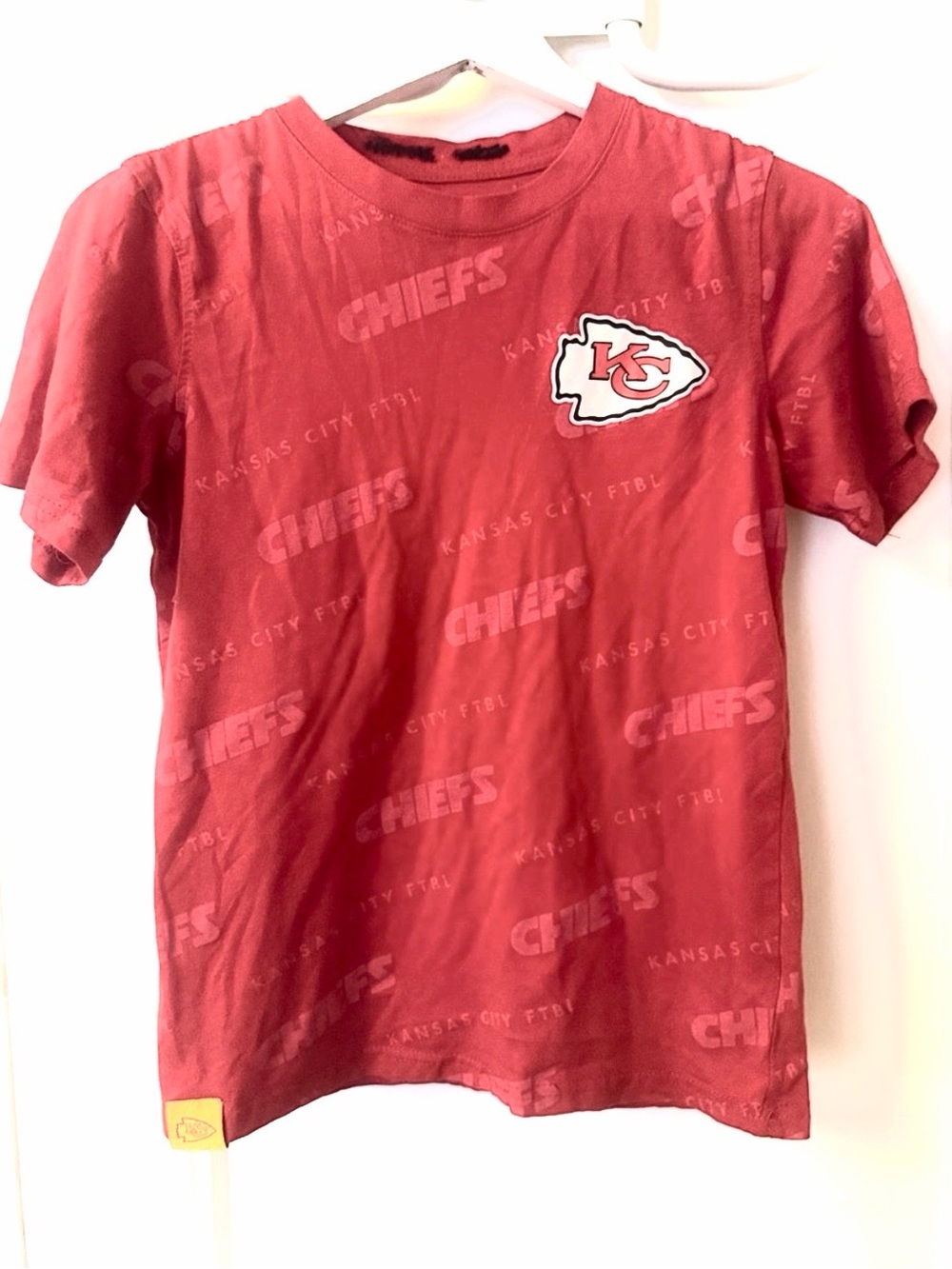 NFL Kansas City Chiefs All Over Print Red Short-Sleeve Tee